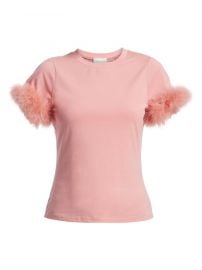 Cinq    Sept - Zoie Feather Tee at Saks Fifth Avenue